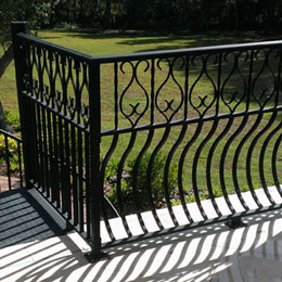 Ornamental Exterior Railings in Casey Key Florida