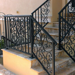 Exterior Iron Railings in Venice Florida