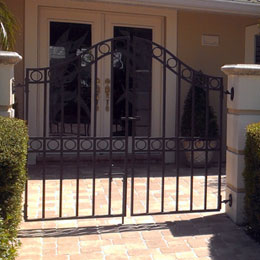 Front Iron Gate in Sarasota Florida