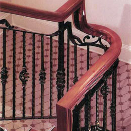 Custom interior railings in Casey Key Florida