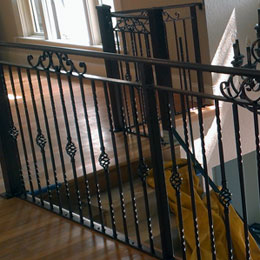 Custom interior railings in Longboat Key Florida