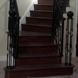 Custom interior railings in Sarasota Florida